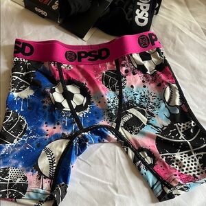 PSD Youth Sports Graphic Underwear - Pink, Black, White